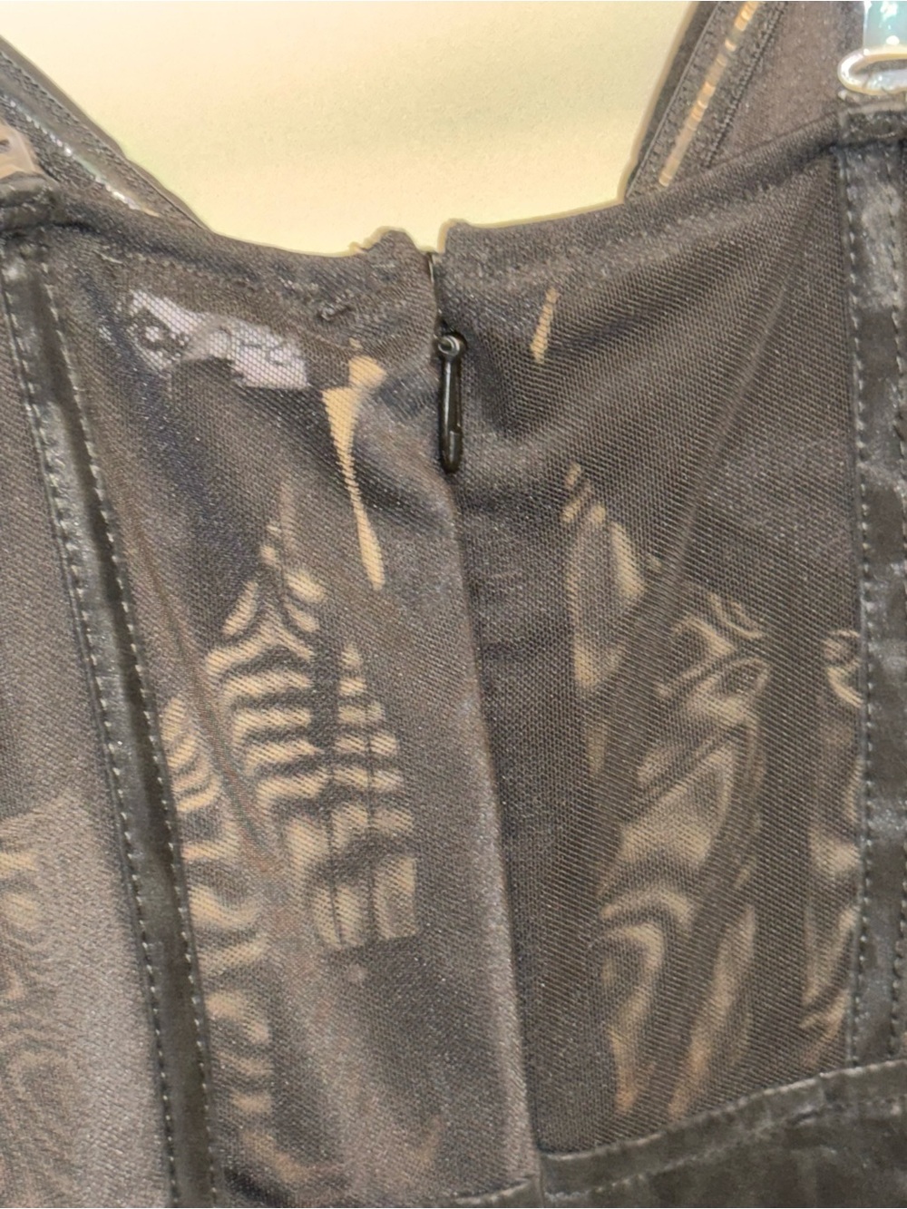 NWT Fashion Nova Black Leopard-Print Bustier Chemise - Picture 11 of 14